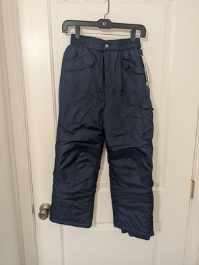 NWT iXtreme Boys 8/10 Navy Insulated Snow Ski Pants Water Resistant Cargo